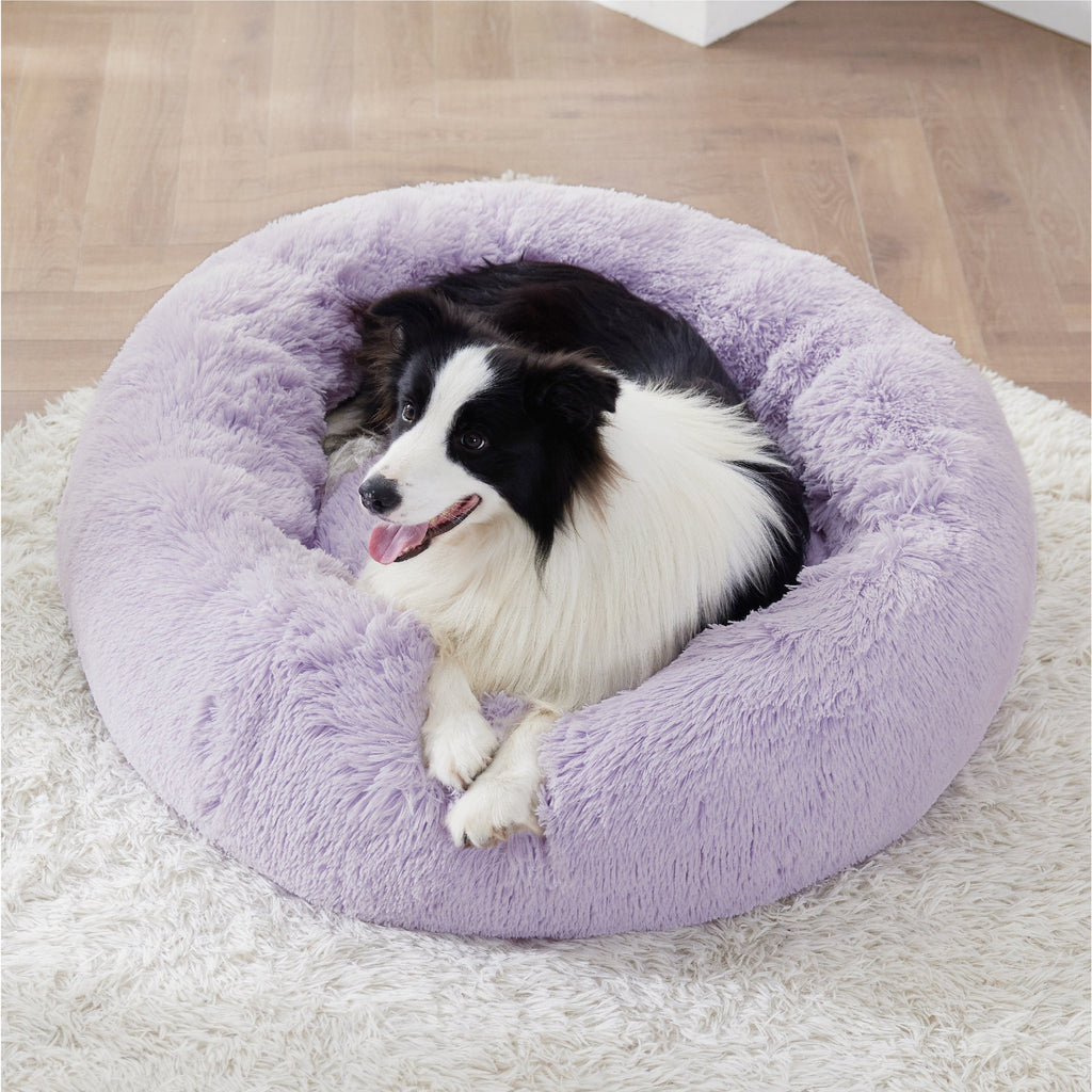 Calming Donut Bed for Dogs and Cats