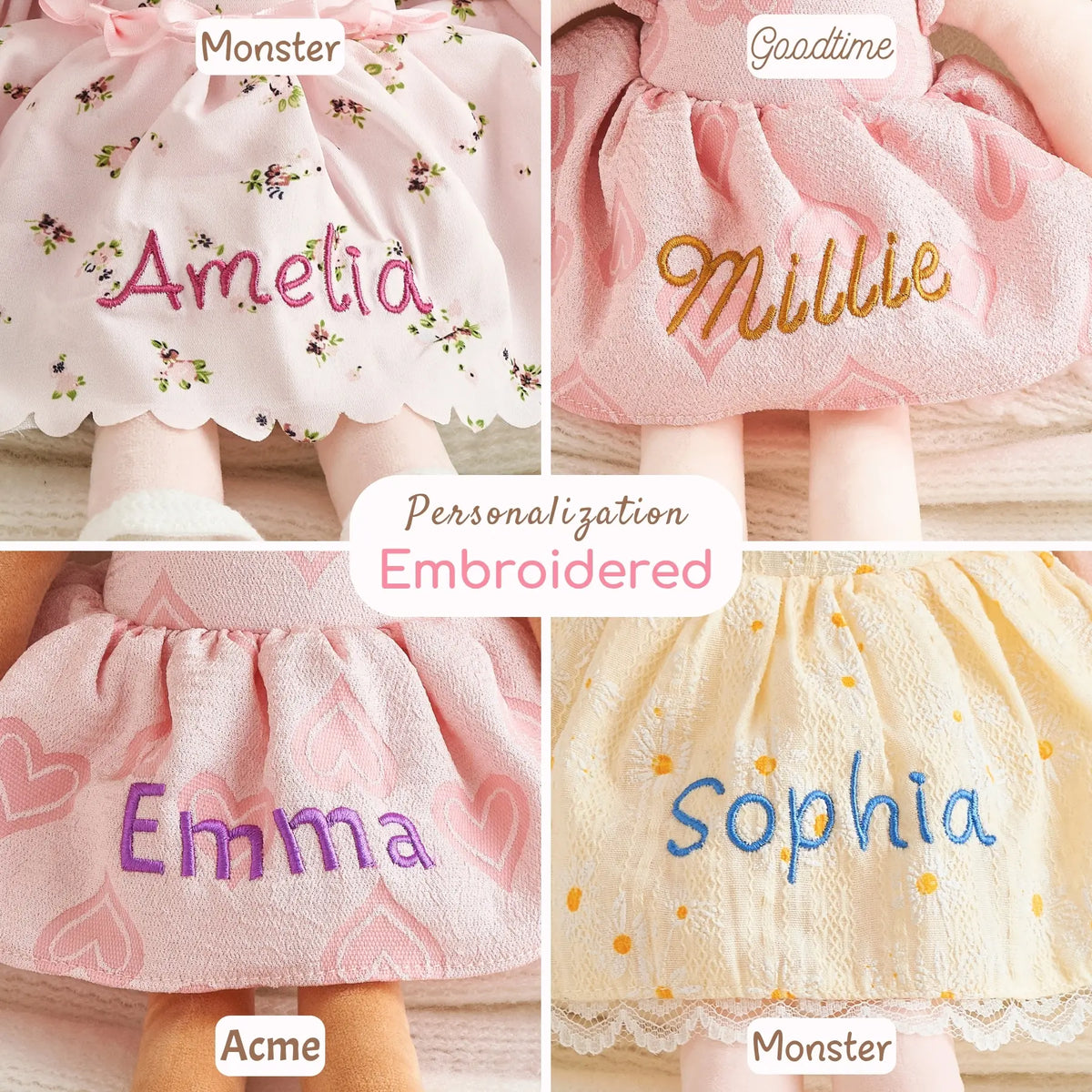 Personalized Chloe Sweetheart - Embroidered