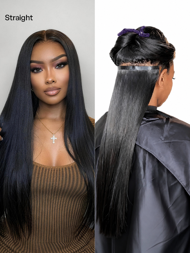 Straight / Body Wave / Kinky Curly / Yaki Straight / Kinky Straight / Messy Curly Clip in Hair Extensions Real Human Hair Pieces 135g 9pcs / 7pcs with Free Gift